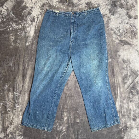 Live Ins Wide Leg Pants Size 38x26 Bag Casual Fit Straight Leg Normal Wash - Picture 1 of 7